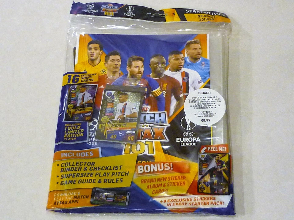 TOPPS MATCH ATTAX 101 - Starter Sammelmappe OVP 2019 / 2020 Mbappe LE 19/20 - Bild 1 von 1