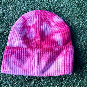 Knit Tie-Dye Cuffed Beanie Winter Warm Ski Hats (Pick A Color) - Picture 1 of 17
