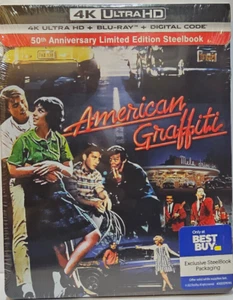 American Graffiti Limited Edition Best Buy Steelbook - New - 4K UHD, Blu-Ray - Foto 1 di 2