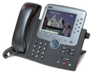 Cisco CP-7970G IP Phone Color Touch Screen SIP SCCP Latest Firmware 8Lines - Picture 1 of 2