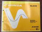 Honda Sl230 Sl230V Md33-100 Parts List 2Nd Edition 2 k4