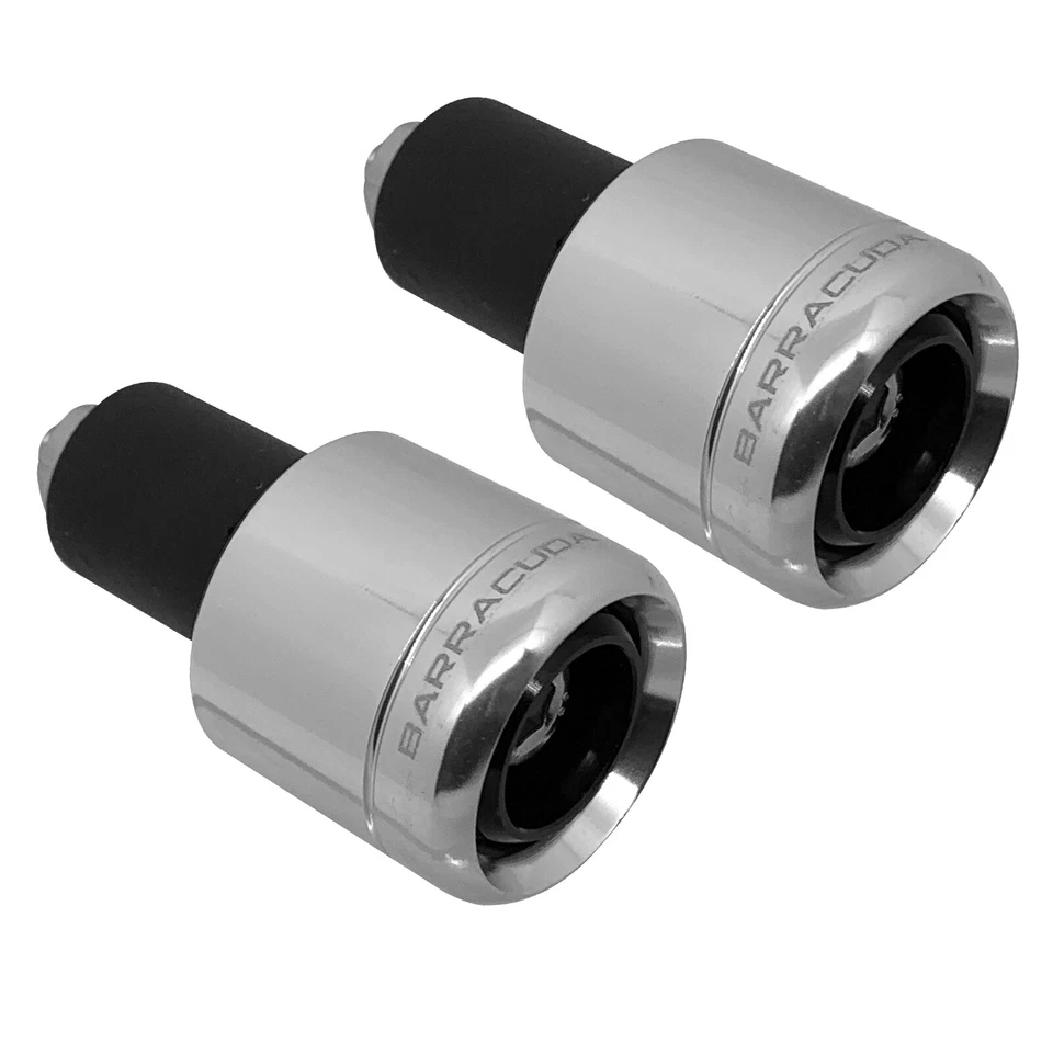 MF1363 Stabilizzatori Manubrio Barracuda Antivibranti Silver Universale Moto - Immagine 1 di 4