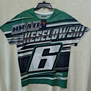 *NEW* 2022 RFK BRAD KESELOWSKI Shirt All Over Print Men's Size large - Picture 1 of 6