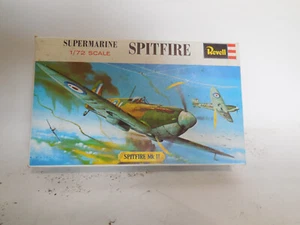 Vintage Revell MkII Early War Supermarine Spitfire im Maßstab 1:72 ungebaut - Bild 1 von 3