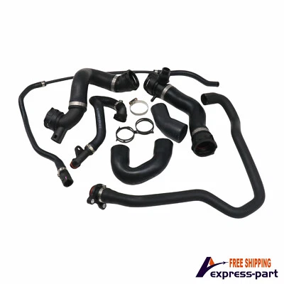 7 for BMW 128i 325i 328i 328xi 330i Hoses Radiator Coolant Water Hose Pipe Kit - Image 1 of 4