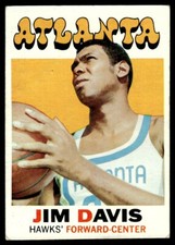 1971-72 Topps Jim Davis Atlanta Hawks #97
