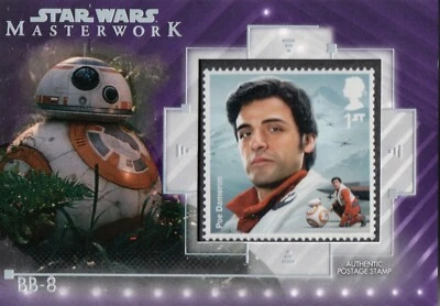 Star Wars Masterwork 2020, BB-8 Stamp Relic Card (Purple) SC-BP #29/50 - Image 1 of 2