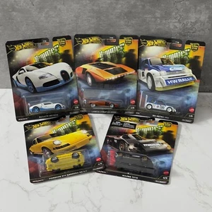 Hot Wheels Hammer Drops Premium - Porsche, Bugatti, Mazda, MG and Lancia - Picture 1 of 7