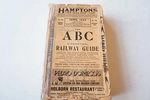 Horario de ferrocarril y hotel ABC Rail Guide de junio de 1939 similar a Bradshaws - Imagen 1 de 12