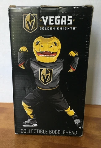 NHL Vegas Golden Knights Chance the Gila Monster Mascot Bobblehead New Cover