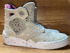 SUPRA SKYTOP 4 IV Muska Grey Speckle White Men’s US 7.5 HTF RARE - Picture 1 of 11