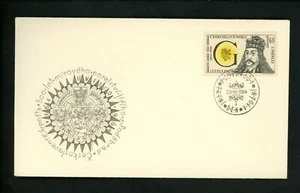 Postal History Czechoslovakia FDC #1232 King George of Podebrad 1964 - Picture 1 of 2