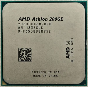 Procesador CPU AMD Athlon 200GE 3,2 GHz Doble Núcleo 4 Hilos 5 MB Socket AM4 35W - Imagen 1 de 3