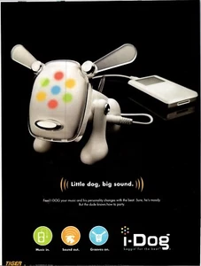 2005 • Pubblicità stampa i-DOG • Vintage Robot Dog MusicY2K ADV-50 - Foto 1 di 2