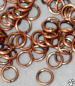 200 pcs of Antiqued copper Jumpring 6mm - Picture 1 of 1