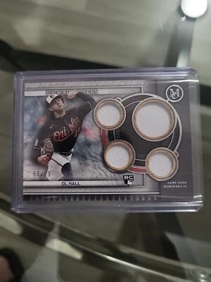 2023 Topps Museum Collection Primary Pieces Quad Relic DL Hall /99 - Image 1 of 4