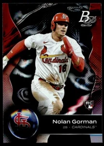 2023 Bowman Platinum Nolan Gorman RC #77 - St. Louis Cardinals - Bild 1 von 2