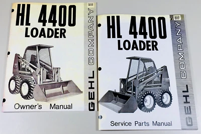 Gehl 4400 Skid Loader Skid Steer Owner Operators Service Parts Manual Set - Image 1 of 4