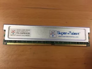 512 MB Super Talent DDR 400 512 MB PC3200 CL2.5 RAM D32PB12C25 - Picture 1 of 2