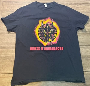 Disturbed Take Back Your Life Tour Black Short Sleeve T Shirt Size XL - Picture 1 of 4