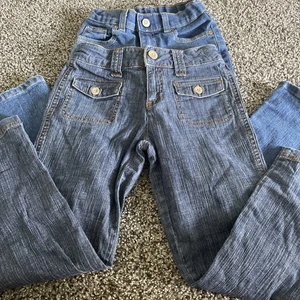Youth Girls Jeans 6x Set Of 2! Bootcut - Picture 1 of 11
