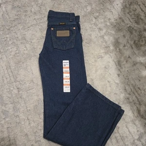 Boy's Wrangler Cowboy Cut Original Jeans Size 9 Slim New Dark Wash - Picture 1 of 5