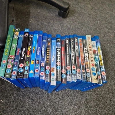 Job Lot Of 20 Mixed Blu-ray Films Bundle Action, Sci-Fi ,Thriller Preowned - Image 1 of 4