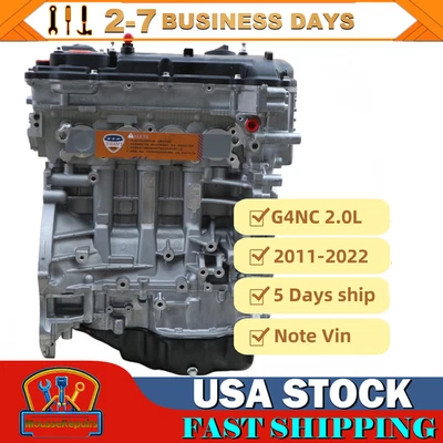 Long Block Engine Assembly For Hyundai Tucson Kia Forte Soul G4NC 2.0L 2011-2022 - Image 1 of 4