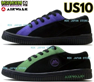 AIRWALK x MxMxM DOKU ONE MAGICAL MOSH MISFITS Negro Verde Púrpura AWC0006 US10 - Imagen 1 de 4