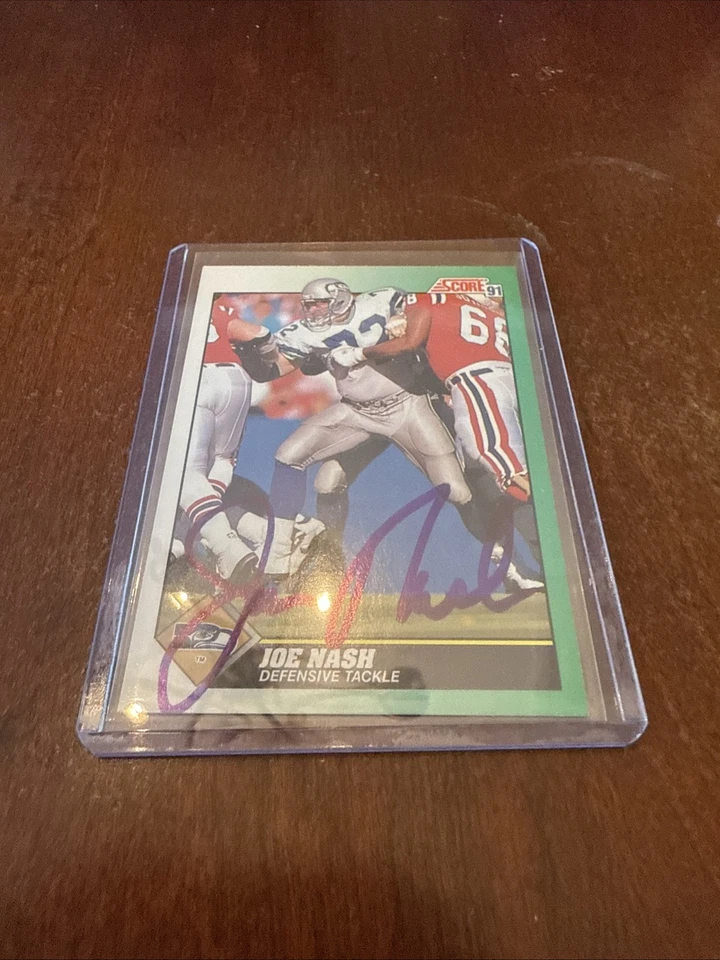 1991 Pro Set - Joe Nash #272 Autograph - Image 1 of 2