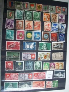 SUIZA pequeña colección COMO NUEVO muchas Caridades **55 sellos** #6 - Imagen 1 de 1