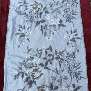 kaari Halstuch blau floral bedruckt - Bild 1 von 6