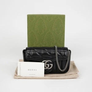 Gucci Umhängetasche mit Kette GG Marmont Super Mini 476433 145930224 - Bild 1 von 10