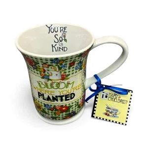 Mary Engelbreit You’re So Kind Bloom Where You're Planted Becher Kaffee Tee Blumen - Bild 1 von 16