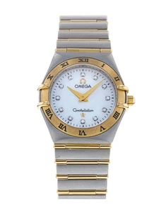 Omega Constellation Small 1272.75.00 Steel & Yellow Gold 25mm Diamond Dial Watch - Picture 1 of 6