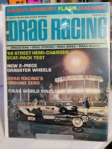 February 1968 Vintage Drag Racing Magazine Bagged And Boarded Nice! - Picture 1 of 3