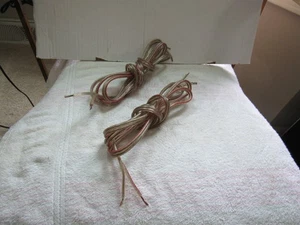 MARCA APATURE. MODELLO SCONOSCIUTO. 1 paio di CAVI ALTOPARLANTI DI FASCIA ALTA. LUNGHEZZA 7'. USA - Foto 1 di 7