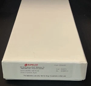 Supelco Nucleosil 100-5C18 5 μm 25 cm x 4.6 mm HPLC Column Z226181 - Picture 1 of 4