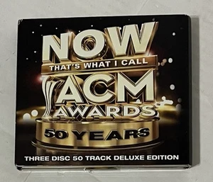 ACM 50 YEAR AWARDS Now That's What I Call ACM Awards 3 Disc 50 Tracks Deluxe Ed. - Picture 1 of 2