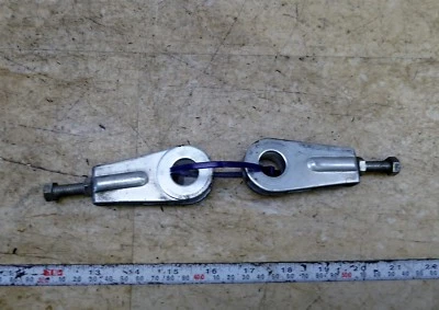 1985 Kawasaki 454 LTD EN450 K447-2. rear wheel adjusters - Image 1 of 4