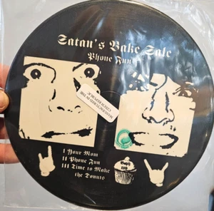 Browneye Satan's Bake Sale ‎– Enemy Of Phone Fun 7" PIC Killjoy Mayhem jokeband - Picture 1 of 2