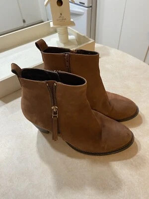 Botines Steve Madden para mujer 9 Wantagh color marrón gamuza cuero Foto 1 de 4