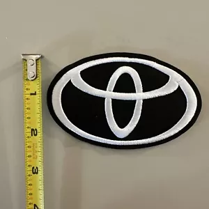 Toyota (Oval Logo Iron on patch) TRD / Truck / Racing / Sports Car / Drifting - Picture 1 of 3