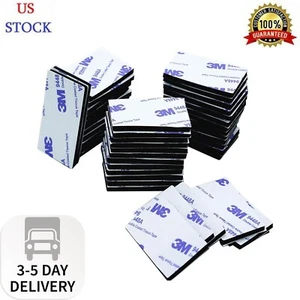 Double Sided Adhesive Pads,Heavy Duty Mounting Tape,48Pcs 3mm Thickness Pre-Cut - Picture 1 of 8