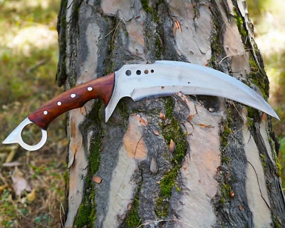 Cuchillo Karambit hecho a mano | Hoja lista para usar. Foto 1 de 4
