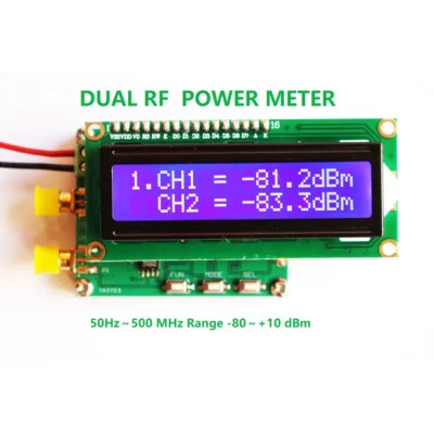 HP355 50Hz To 500MHz Dual-Channel Rf Power Meter Meter calibration - Image 1 of 4
