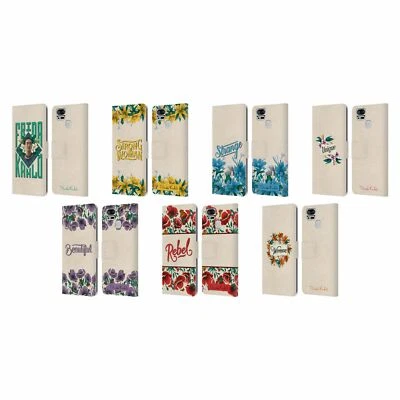 FRIDA KAHLO TYPOGRAPHY 2 LEATHER BOOK WALLET CASE COVER FOR ASUS ZENFONE PHONES - Image 1 of 4