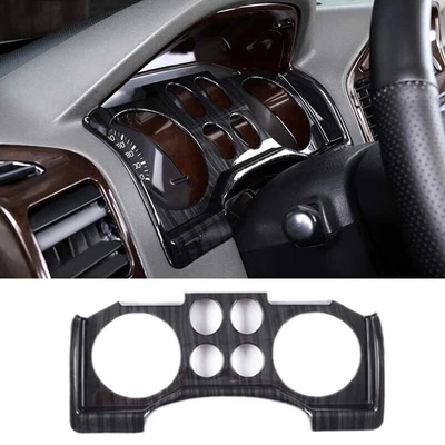 Panel de instrumentos de grano de madera negro para Mitsubishi Pajero Montero 2000-2006 Foto 1 de 4