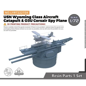 Avión catapulta clase Wyoming SSMODEL 227DX 1/72 USN y avión espía corsario O3U - Imagen 1 de 4
