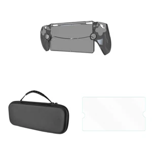 Transparent Protective Case Shockproof PC Washable for PS5 Portal (Black) - Afbeelding 1 van 11